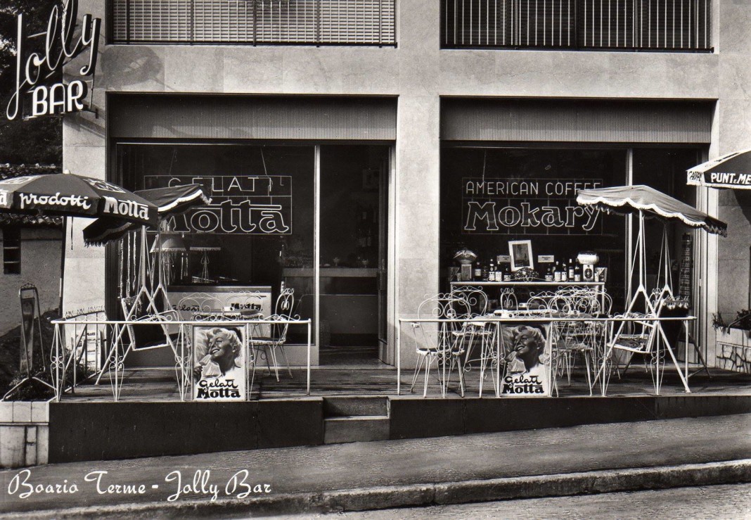 Il Jolly Bar a Boario Terme - Cartolina anni 60