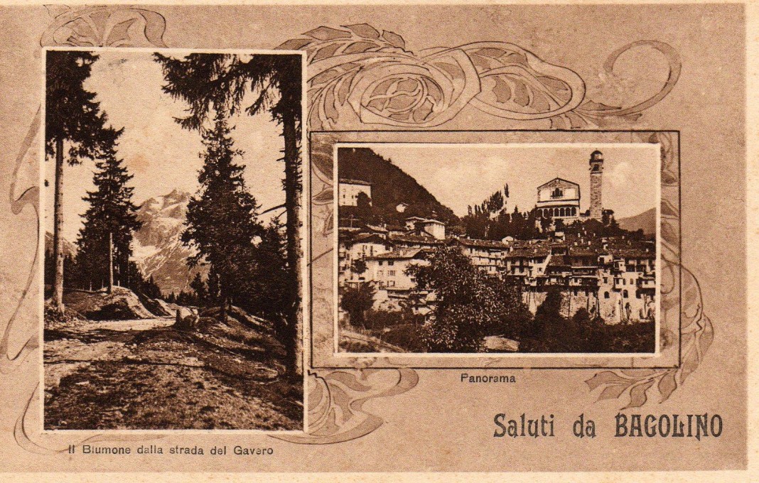 Cartolina scritta da Bagolino il 25 agosto 1932