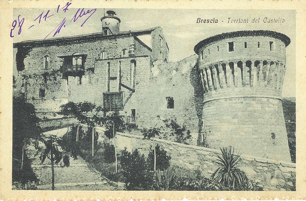 Torrioni del Castello di Brescia - anno 1917