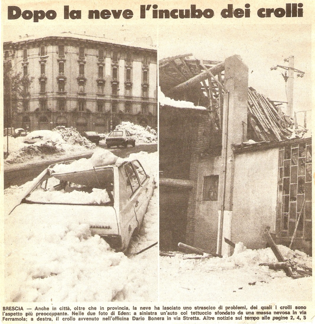 gennaio 1985 brescia grande nevicata