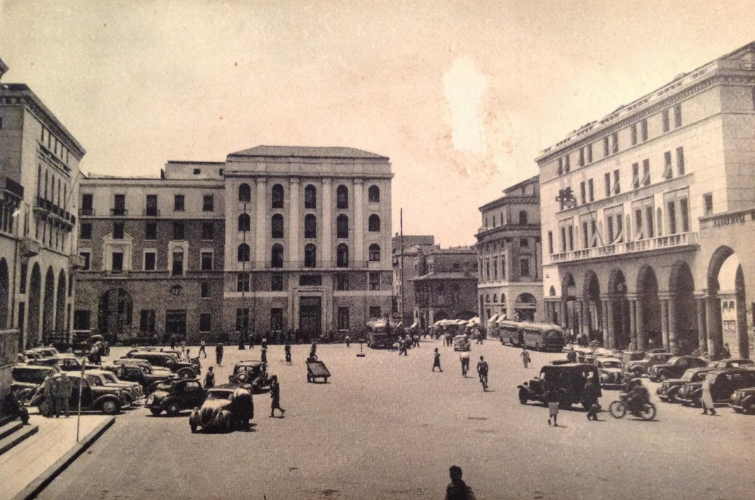 Piazza Vittoria allora piazza Martiri della Libertà