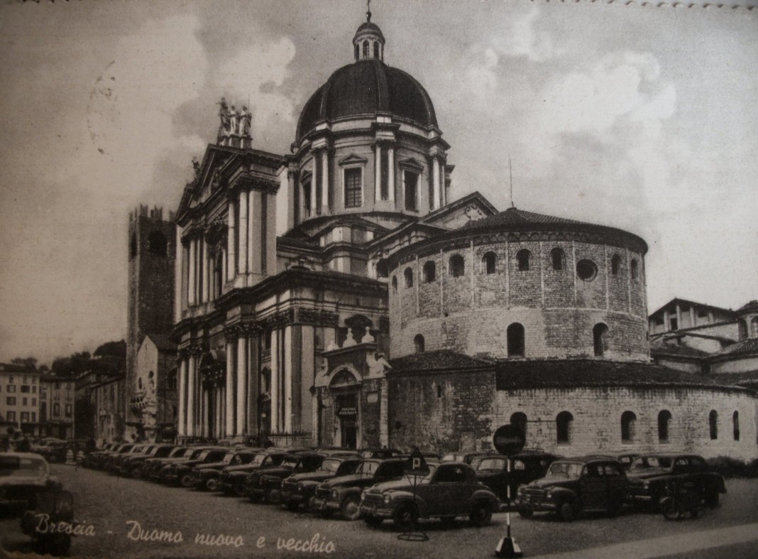 Duomo nuovo e vecchio - Brescia 1955