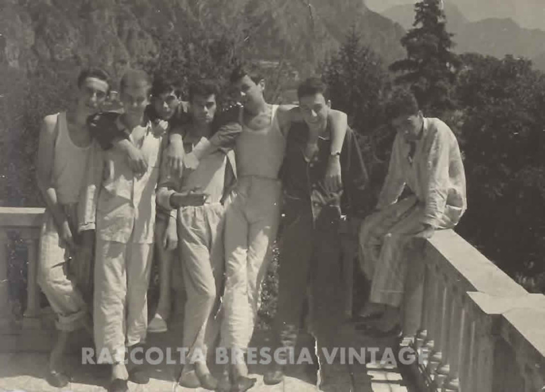 alcuni compagni di scuola_3 ITIS_ospiti_a_Limone_1960