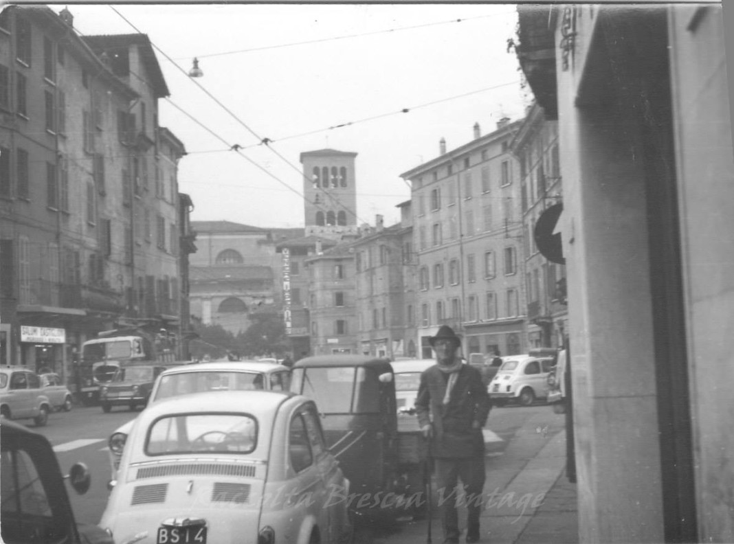 Via San Faustino negli anni 60