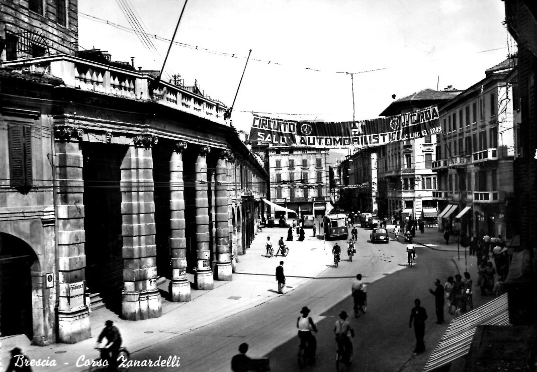 Circuito automobilistico del Garda - Corso Zanardelli 1950